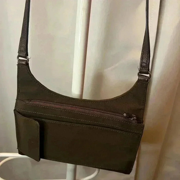 Fossil Brown Leather Wallet Crossbody Organizer - Picture 9 of 9